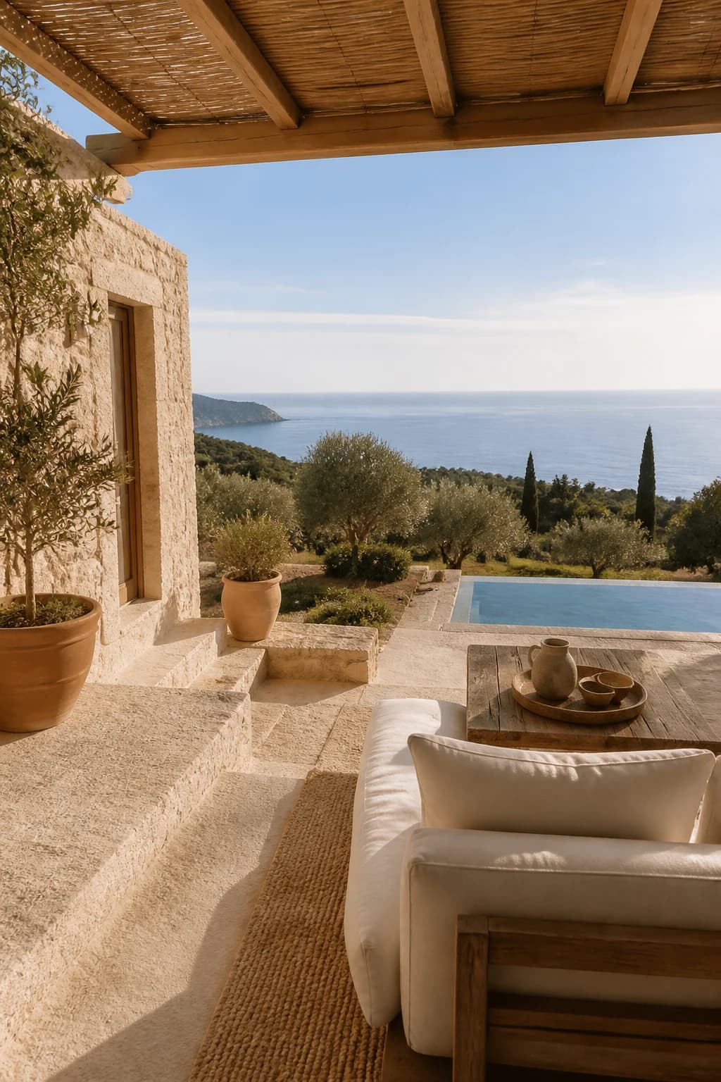 A prime stone villa overlooking the Mediterranean in Mallorca